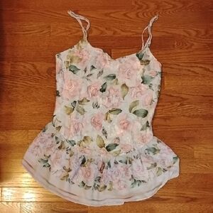 Vintage Floral Nwt Deadstock Slip Dress
